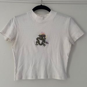 Brandy Melville Dragon Crop Top